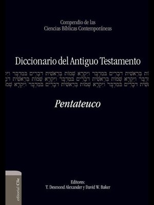 cover image of Diccionario del A.T. Pentateuco